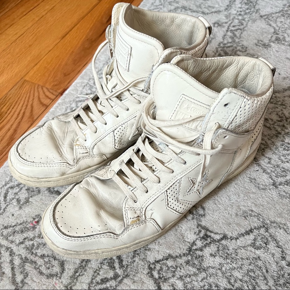All white Converse John varvatos Weapon 10.5